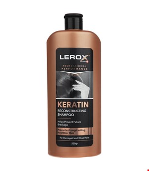 شامپو کراتینه مو لروکس مدل Keratin
